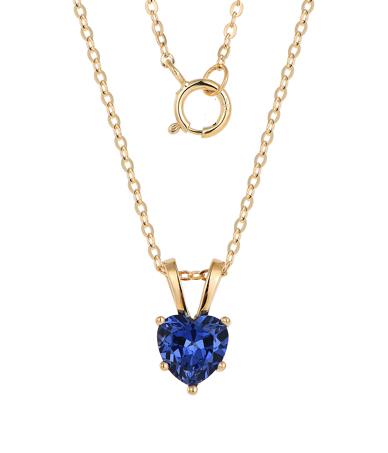Heart Blue Gem Necklace Manufacturer