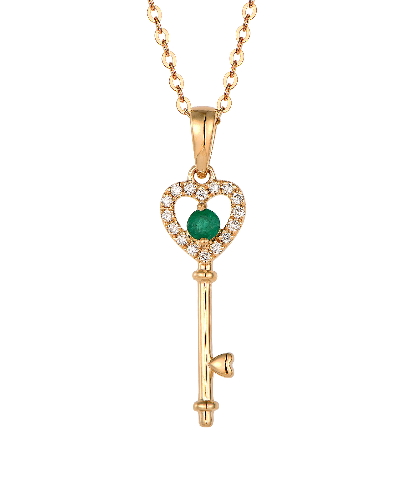 Gold Emerald Necklace Manufacturer