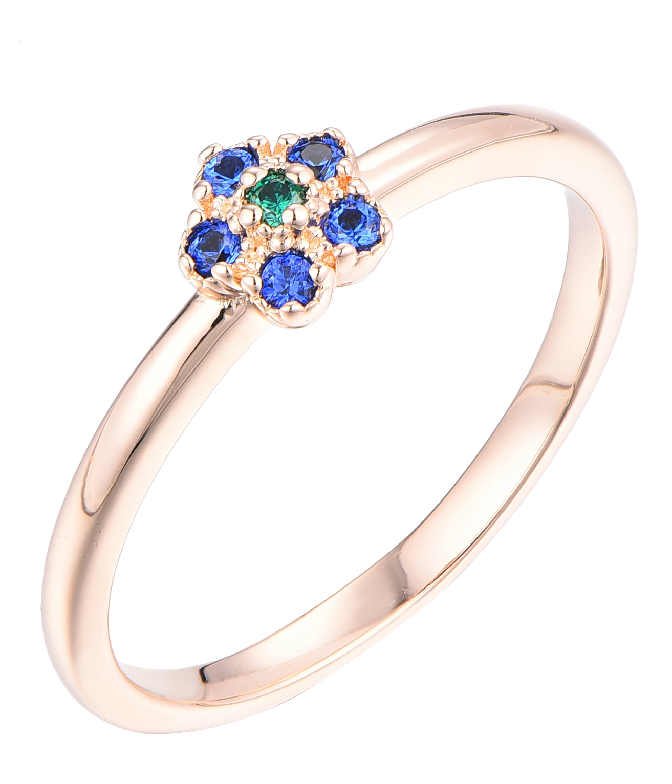 Rose Gold Multi-Gem Ring Manufacturer