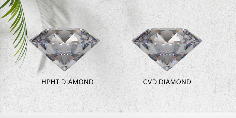 CVD diamonds and HPHT lab grown diamonds picture