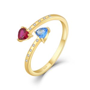 Endless jewelry factory round zircon ring wholesale