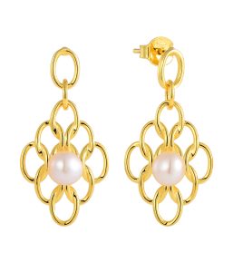 Sweatproof 18K gold hoop earrings wholesale for gym and swimming.