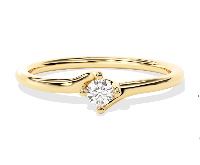 Classic gold ring with a smooth polished finish, perfect for everyday wear