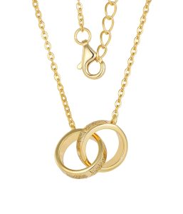 Gold vermeil jewelry necklaces manufacturer nc16150a