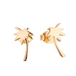 Gold vermeil jewelry studs wholesales manufacturer sec0115c