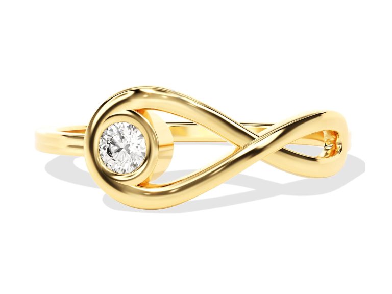 Lab-grown moissanite halo ring with sparkling fire and rainbow brilliance, eco-friendly jewelry option