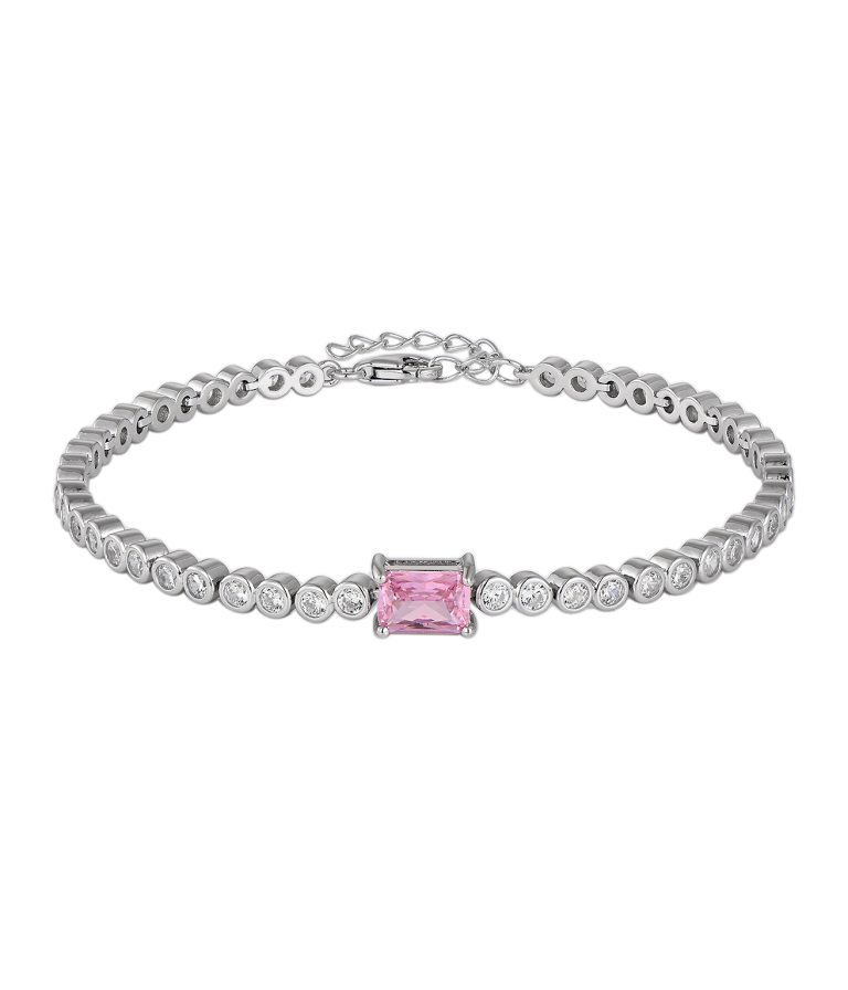 Fashion sterling silver charm bracelet