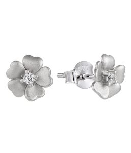 925 Sterling Silver jewelry flower earrings bulk order SE20154A