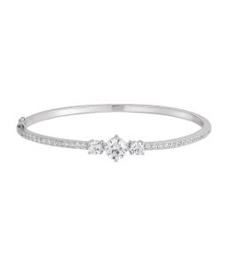 silver charm tennis bracelet