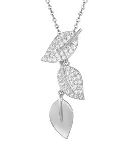 Leaf-shaped pendant SP17129D