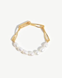 Wholesales Custom Jewelry Made Gold Pearl bracelects BR02069A