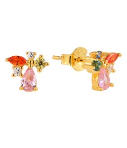 Wholesales custom jewelry made gold diamond studs se08179i