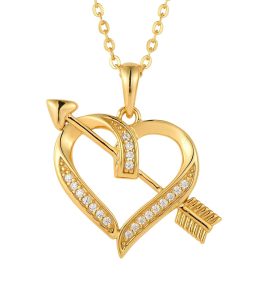 gold vermeil vs gold plated pendants wholesales SP03544C