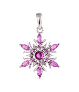 pink gemstone pendant SP15788D