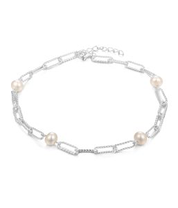 Silver Solder Jewellery pearl bracelets bulk BR02099A