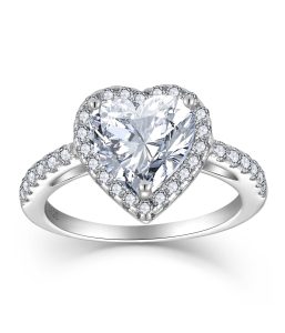 classic heart diamond ring jewelry