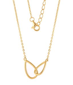 gold plated sterling silver necklace manufacturer NC01476B
