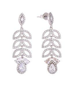 Types of silver 925 silver diamond hoops wholesales me05301h