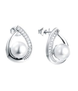 Types of silver 925 silver pearl earrings wholesales me03688a