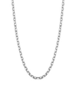 Rhodium plated sterling silver cable chains wholesales nc16291a