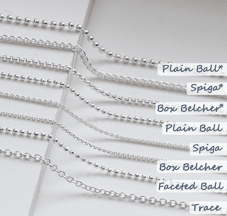 What Types of Sterling Silver Chains Are Popular for Bulk Purchase?