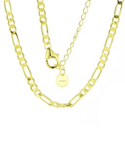 Silver gold plated figaro chainswholesales nc02569c