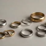 Display of 925 sterling silver, brass and stainless steel jewelry samples from a Guangzhou factory
